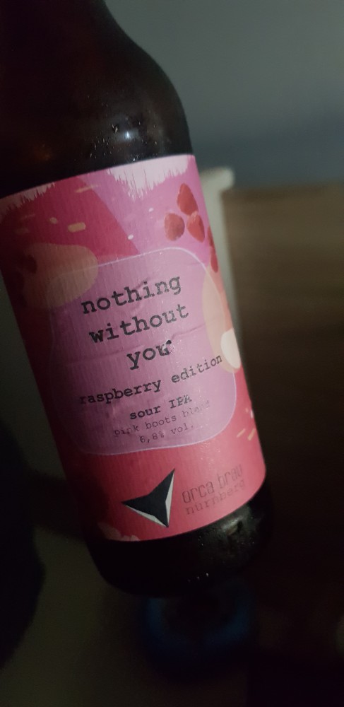 nothing without you rasperry edition sour IPA